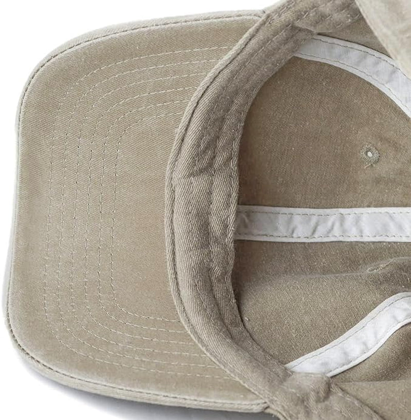 100% Cotton Pigment Dyed Low Profile Dad Hat Six Panel Cap