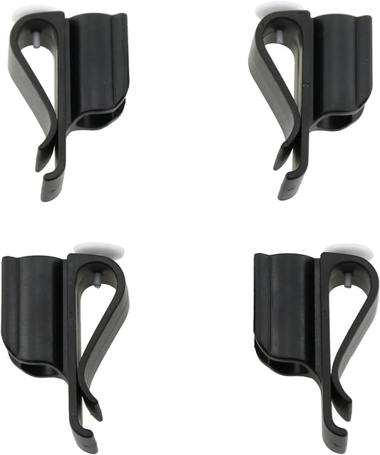 on Putter Clamp 4PCS Golf Club Bag Clips Holder Organizer Value Durable Plastic Black Putting Clip Golf Accessories for Men Women Golfer