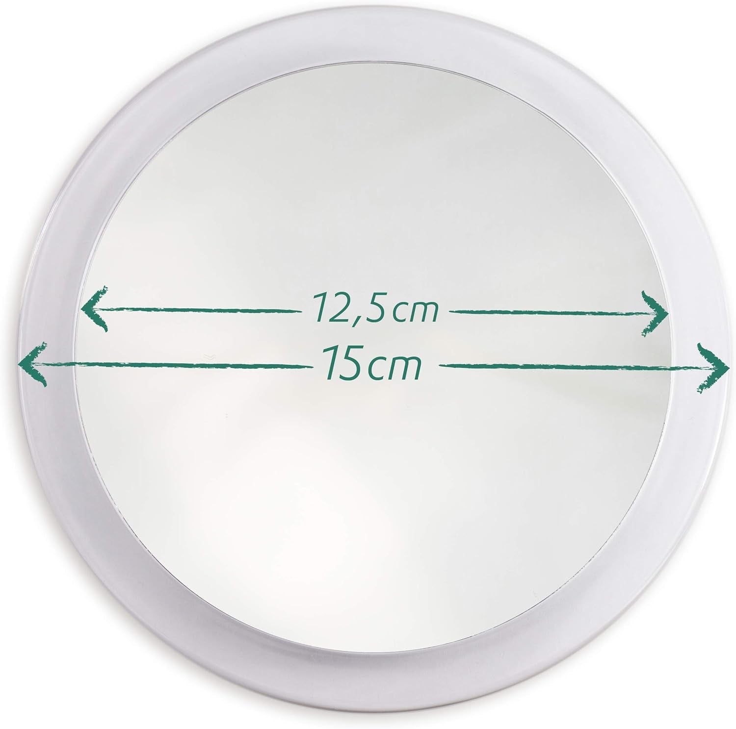 Remos Professional Body Care Mirror with 10X Magnification Ø 15 Cm White 41030