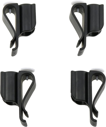 on Putter Clamp 4PCS Golf Club Bag Clips Holder Organizer Value Durable Plastic Black Putting Clip Golf Accessories for Men Women Golfer