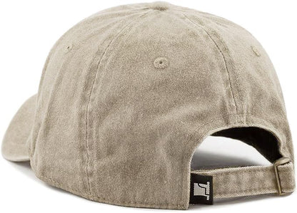 100% Cotton Pigment Dyed Low Profile Dad Hat Six Panel Cap