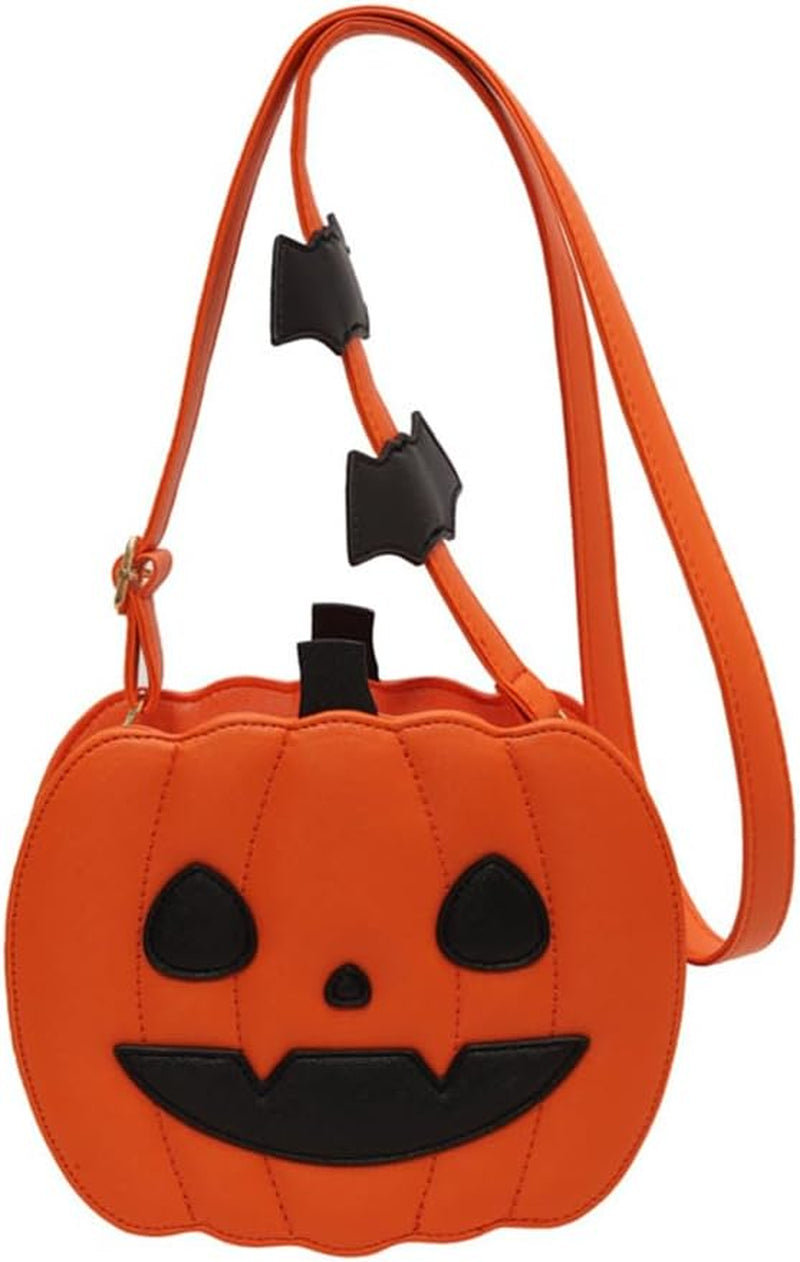 Small Spooky Pumpkin Purse - Halloween Crossbody Bag for Women, Stylish and Fun Halloween Accessories