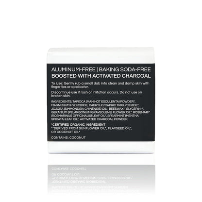 All Natural Deodorant Cream - Activated Charcoal - Aluminum Free Deodorant for Women or Men, Net Wt. 2.4Oz | 68G