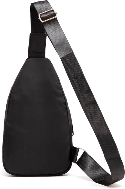 Small Sling Bag for Womenm Men, Sling Backpack Daypack Fanny Pack Crossbody Bags for Hiking Travel Sports Running