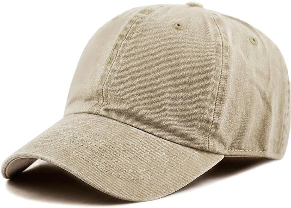 100% Cotton Pigment Dyed Low Profile Dad Hat Six Panel Cap