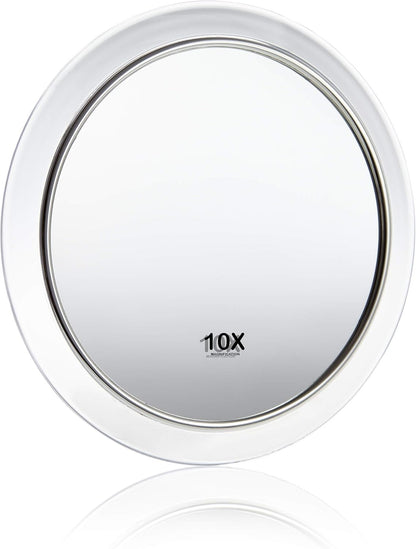 Remos Professional Body Care Mirror with 10X Magnification Ø 15 Cm White 41030