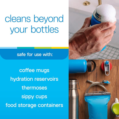 - Clean Stainless Steel, Thermos, Tumbler, Insulated and Reusable Water Bottles – Cleaning Tablets Are Easy and Safe to Use