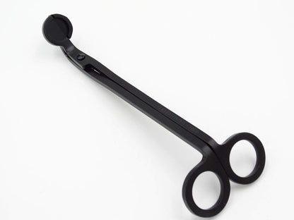 3 in 1 Candle Accessory Set - Wick Trimmer, Snuffer, Dipper with Gift Package for Candle Lovers (Black)