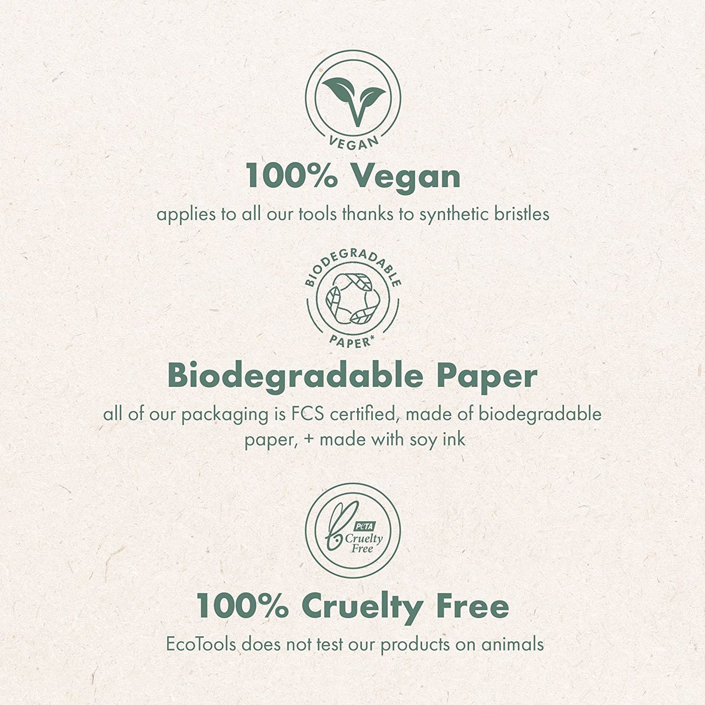 Daily Defined Eye Brush Kit, Makeup Brushes for Liquid, Powder, & Cream Eyeshadow & Eyeliner Application, Eco-Friendly Eye Brushes, Synthetic Hair, Cruelty Free, 5 Piece Set