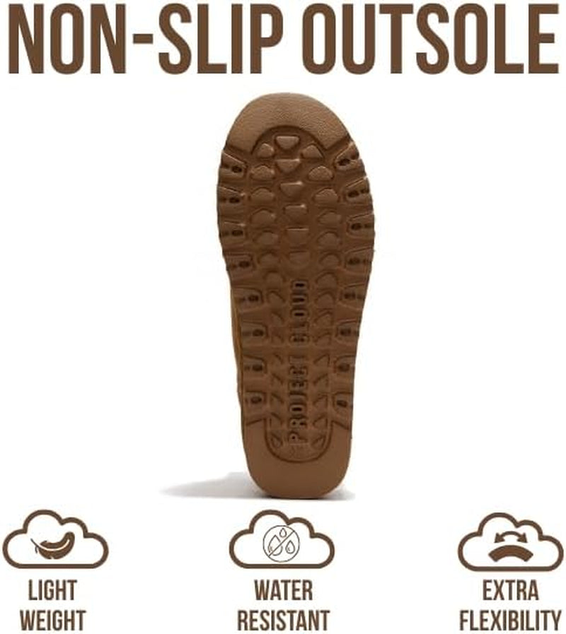 100% Genuine Leather Ankle Boots for Women - Anti-Slip Memory Foam Insole Womens Boots - Lightweight Winter Womens Shoes, Ankle Booties for Women (Huggy)