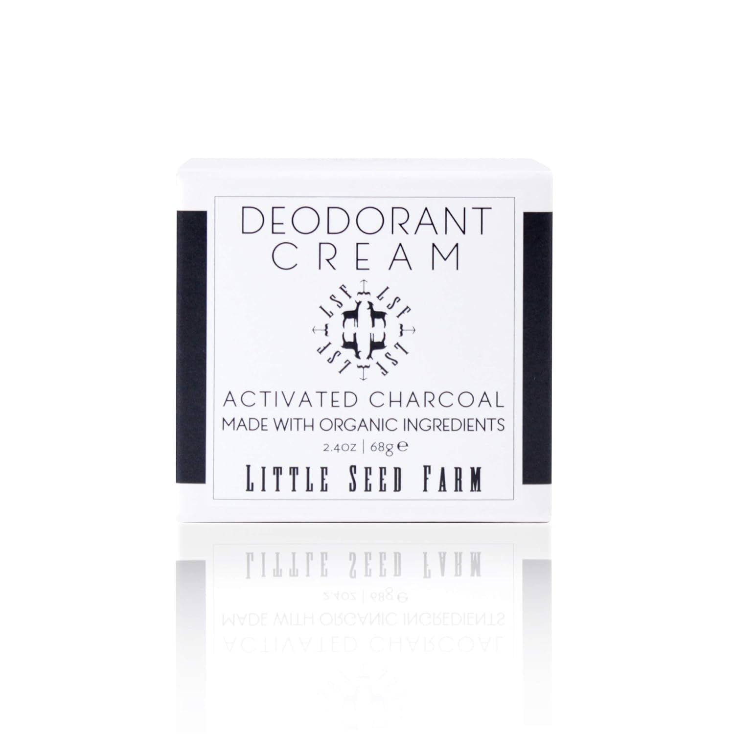 All Natural Deodorant Cream - Activated Charcoal - Aluminum Free Deodorant for Women or Men, Net Wt. 2.4Oz | 68G