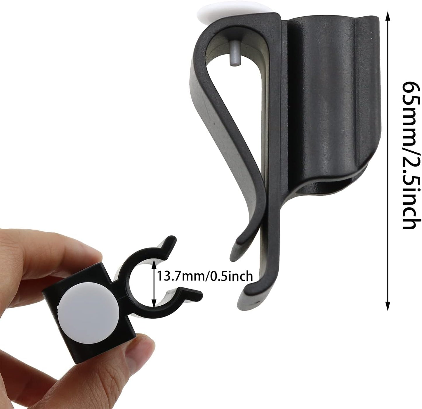 on Putter Clamp 4PCS Golf Club Bag Clips Holder Organizer Value Durable Plastic Black Putting Clip Golf Accessories for Men Women Golfer