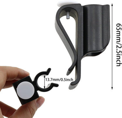 on Putter Clamp 4PCS Golf Club Bag Clips Holder Organizer Value Durable Plastic Black Putting Clip Golf Accessories for Men Women Golfer