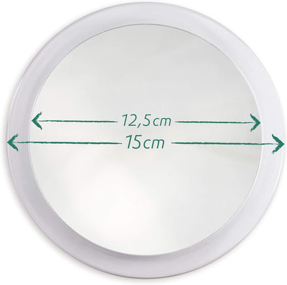 Remos Professional Body Care Mirror with 10X Magnification Ø 15 Cm White 41030